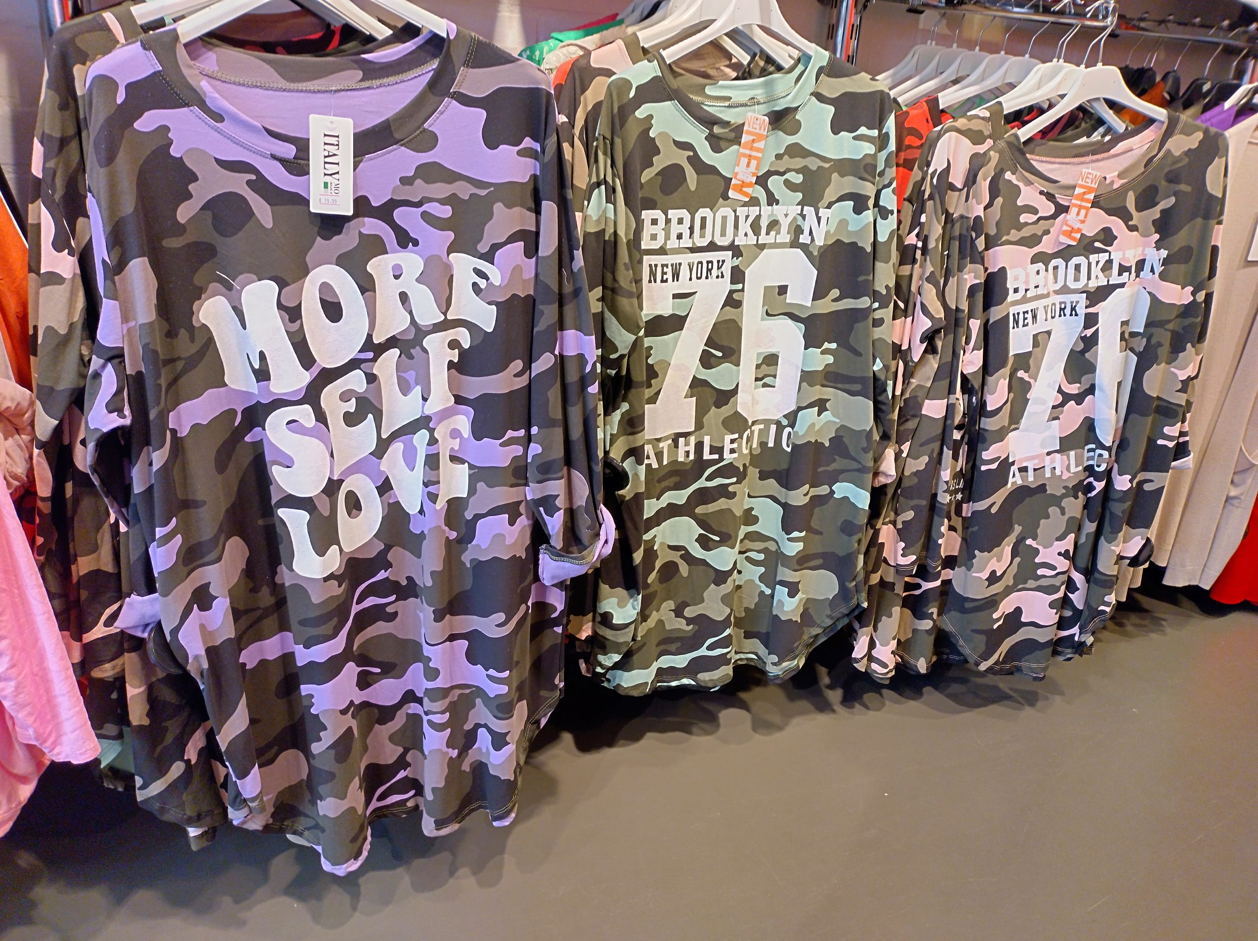 Uitgebreide collectie leuke shirts
